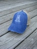 Personalized Distressed Trucker Hat with any letter initial - snap back baseball hat with letter 12 hat colors 