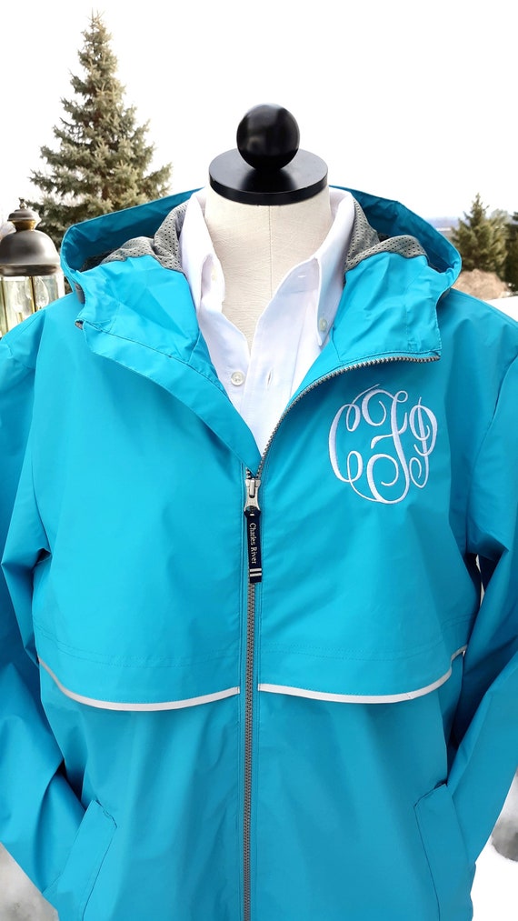 Classic Monogrammed Women's New Englander Rain Jacket