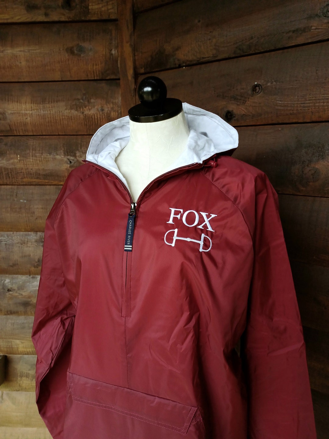 Personalized Horse Jacket, Embroidered Barn Jacket, Horse Back Riding