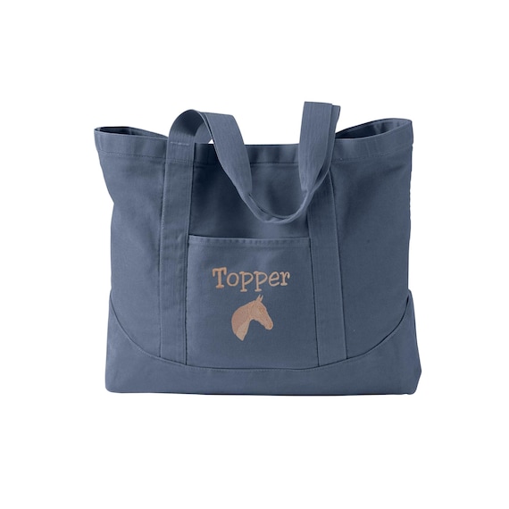 Riding Bag, Barn Bag, Horse Bag, Horse Tote Bag