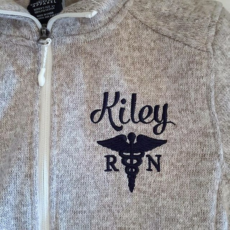 Personalized Nurse Jacket Embroidered RN Jacket Medical Etsy