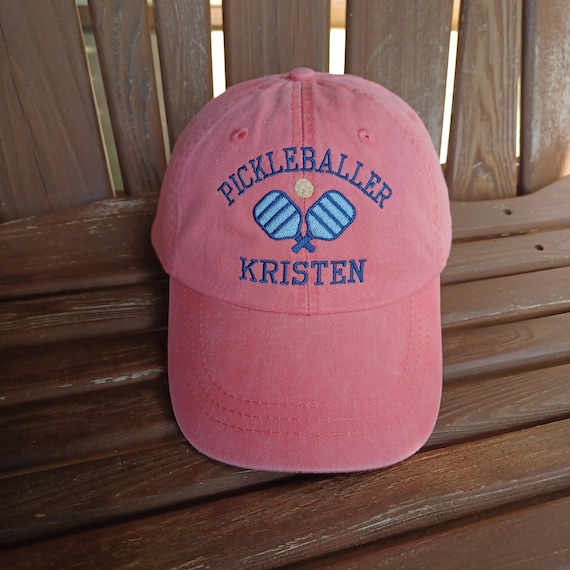Embroidered Pickleball Hat: Personalized Cotton Twill Dad Cap Pickleball Social Club