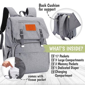 diaper bag backpack with name, personalized diaper bag