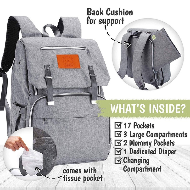 diaper bag backpack with name, personalized diaper bag
