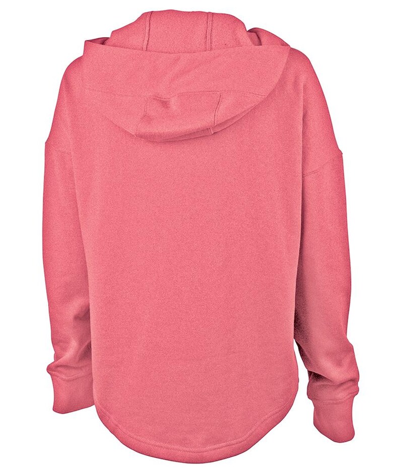 Monogrammed Half-Zip Funnel Neck Sweatshirt: Embroidered Ladies Pullover Hoodie image 4