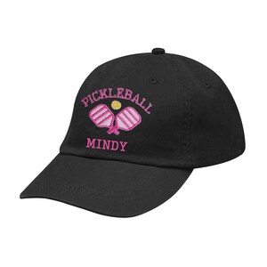 Embroidered Pickleball Hat: Personalized Cotton Twill Dad Cap Pickleball Social Club image 12