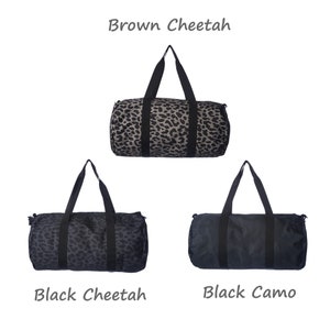 Black Camo Gym Duffel