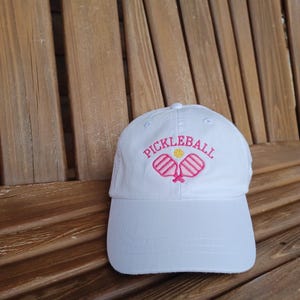 Embroidered Pickleball Hat: Personalized Cotton Twill Dad Cap Pickleball Social Club image 15