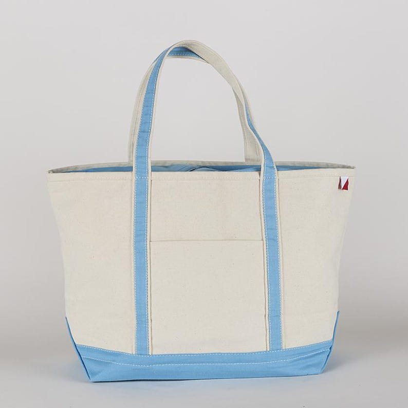 Personalized Embroidered Canvas Tote Bag: Zipper Top Bridal Party Gift bild 12