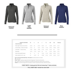 Embroidered Horse Quarter Zip Pullover: Ladies Equestrian Sweater Apparel image 2