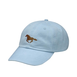 Embroidered Horse Hat: Equestrian Horse Lover Apparel and Gift