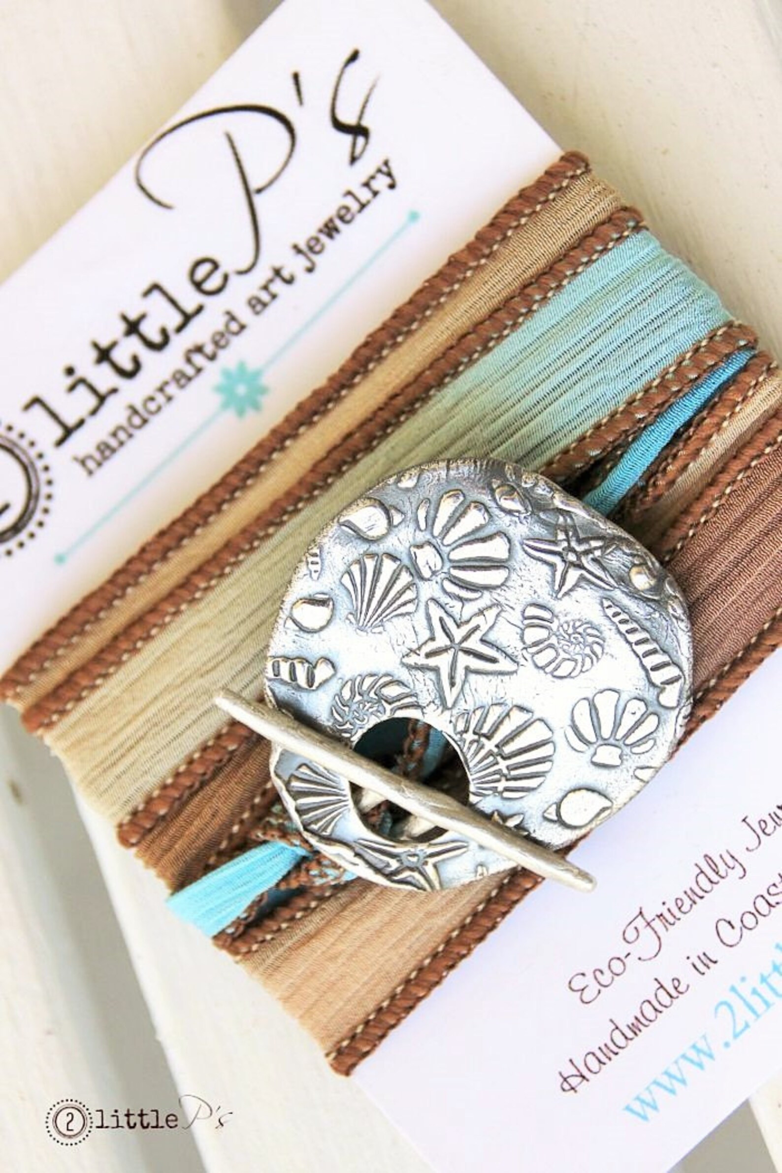 Ocean Jewelry Silk Wrap Bracelet Gift for Her Beach Etsy