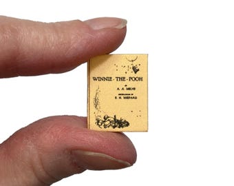 Miniature Children Story Book 1:12 Scale Illustrated Readable Book #1 Mini Dollhouse Accessories Child Stories