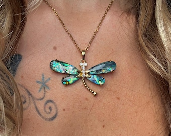 Abalone libelle ketting