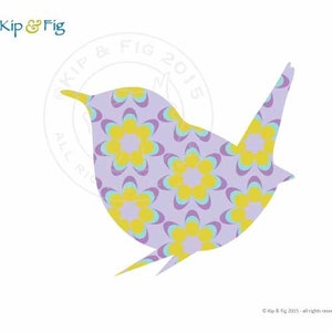 Wren applique template pdf applique pattern image 3