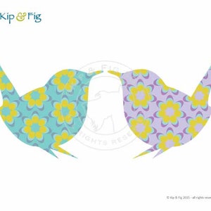Wren applique template - pdf applique pattern