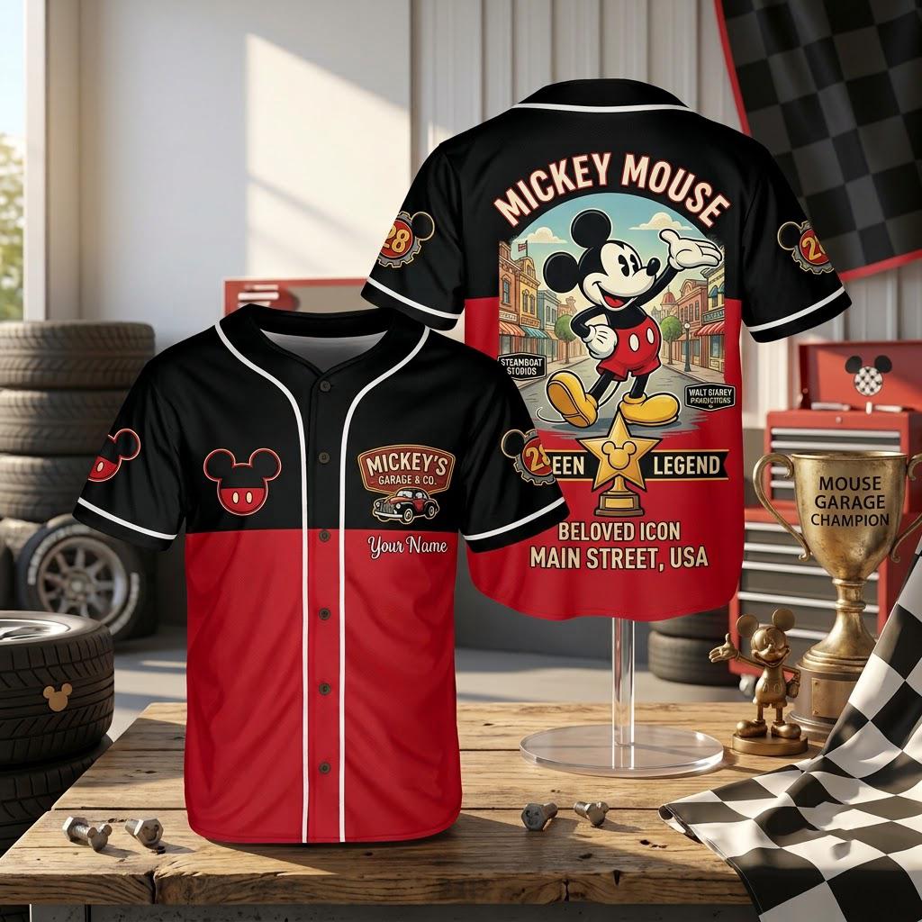 Mickey Mouse Boys Jersey - Etsy