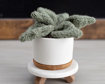 Faux Houseplant, Sweater Houseplant, Fake Succulent, Desk Decor, Forever Green Houseplant, Artificial Plant, Fake Plant, Mini Houseplant