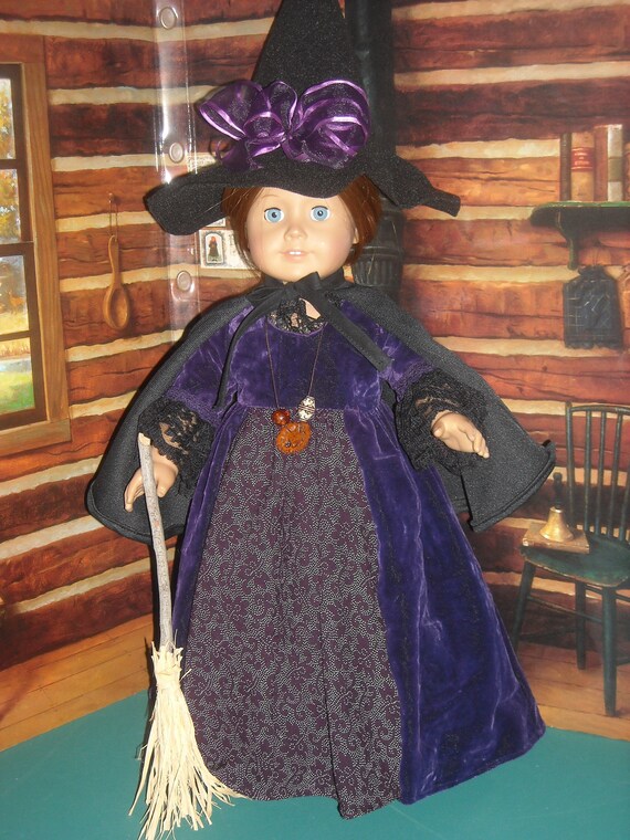 american girl doll witch costume
