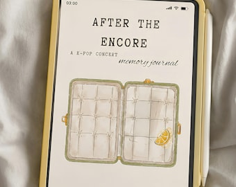 After the Encore K-Pop Concert Memory Journal™| Digital Keepsake (PDF)