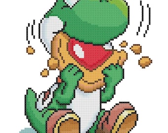 Yoshi&#39;s Cookie Cross Stitch Pattern