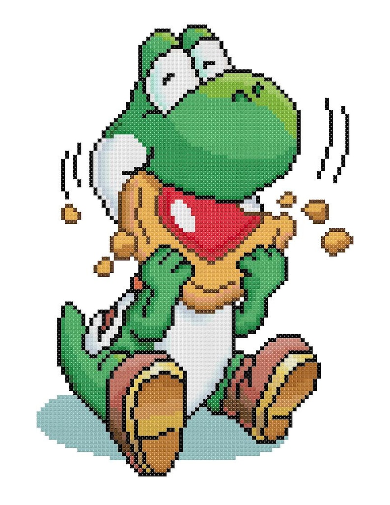 Yoshi's Cookie Cross Stitch Pattern Etsy