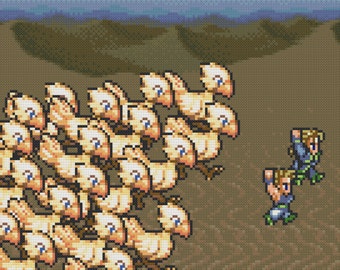 Final Fantasy VI Chocobo Stampede Kreuzstichmuster