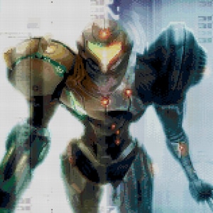 Metroid Echoes Cross Stitch Pattern