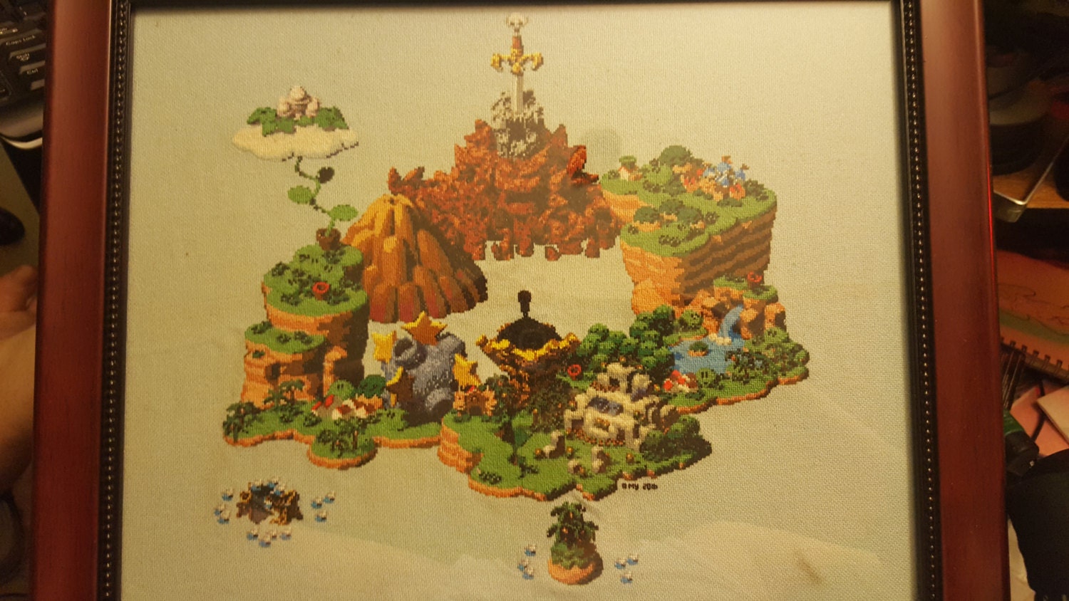 Super Mario RPG World Map V2 Cross Stitch Pattern - Etsy