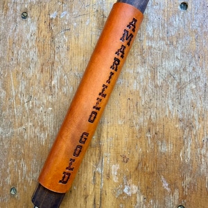 Custom Leather and Wood Beer Tap Handle, Personalized Beer Pull, Beer Tap handles, Man Cave, Custom Fathers day gift