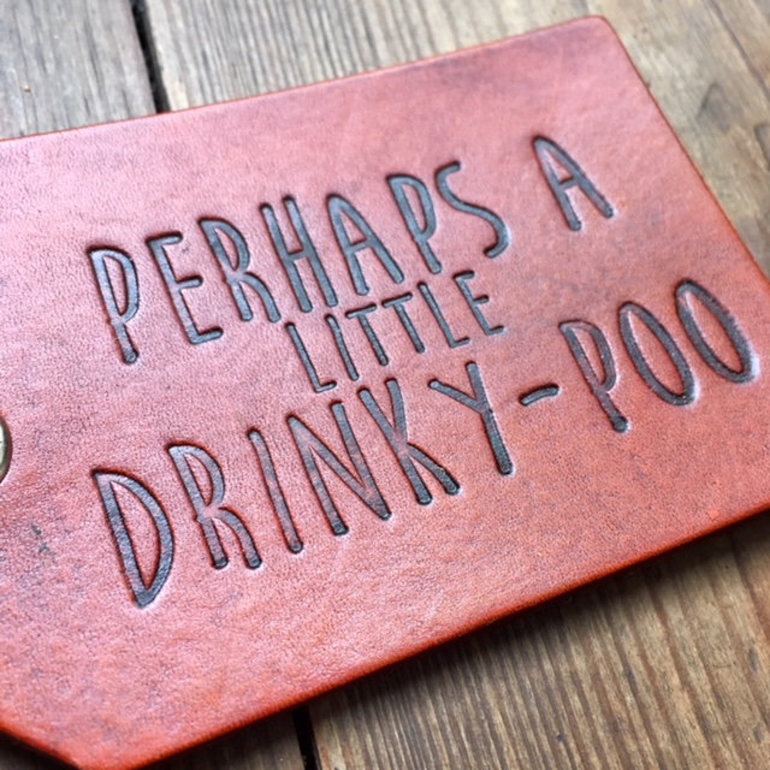 Funny Leather Luggage Bag Tag Choose Your Color Etsy