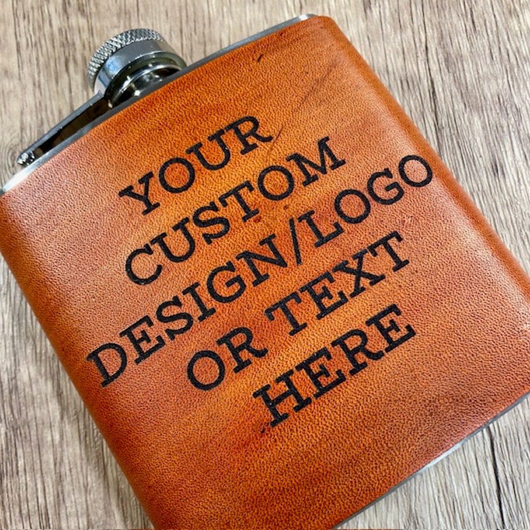 Design Your Own Flask, Hip Flask, Personalized Flask, Leather Flask ...