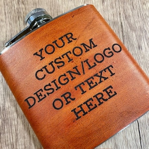 Design Your Own Flask, Hip Flask, Personalized Flask, Leather Flask, Groomsmen Flask, Custom flask, Groomsmen gift, Custom Fathers day gift