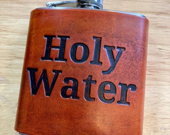 Holy Water Flask Gift, religious joke flask gift, Church gift, communion joke, Gift for her, Groomsmen gift, first holy communion gift