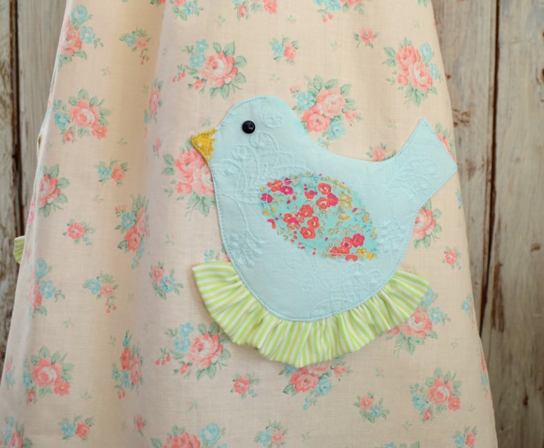 Pretty Bird Pocket Easter Dress PDF Pattern. Sewing Pattern for Girls. Sizes 1 9/10 included image 5