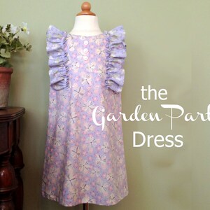 Garden Party Girl's Dress Pattern. Girl's PDF Sewing Pattern. Toddler and Baby Pattern. Sizes 1-10 image 2