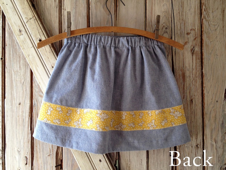 Lexi Girl's Applique Skirt PDF Sewing Pattern. Girl Sewing Pattern. Kids Clothing. Toddler Pattern. Sizes 1-8 image 4