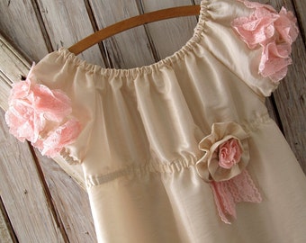 Peony - Flower Girl Dress. Party Dress PDF Pattern Tutorial, Easy Sew, sizes 12m-10 included