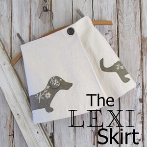 Lexi Girl's Applique Skirt Pattern PDF. Girl Sewing Pattern. PDF Pattern. Toddler Pattern. Sizes 1-8 image 5