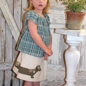 Lexi Girl's Applique Skirt Pattern PDF. Girl Sewing Pattern. PDF Pattern. Toddler Pattern. Sizes 1-8 image 3