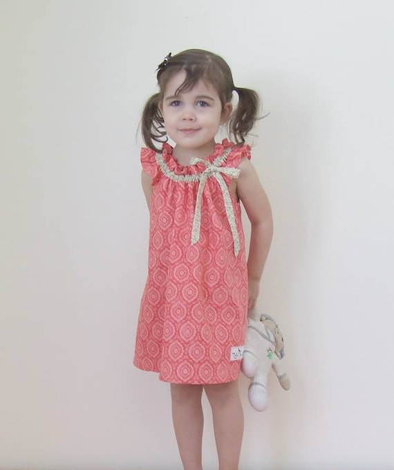 Flutter-by Top & Dress Pattern PDF Sewing Pattern for Girls