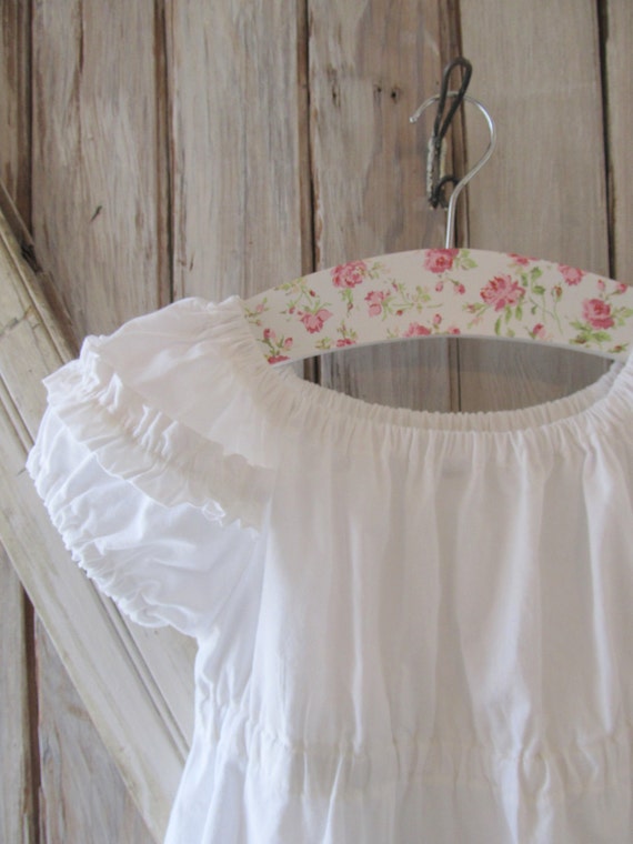 girls white peasant blouse
