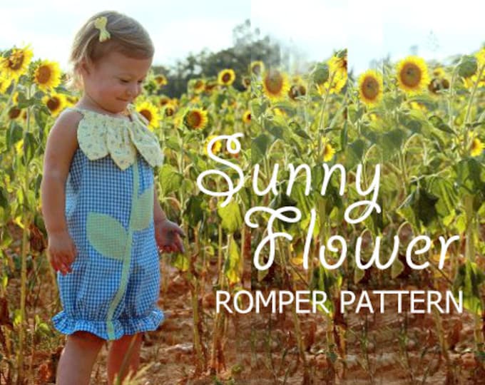 Carefree Romper-Dress (Sunny Bloom Embroidery)