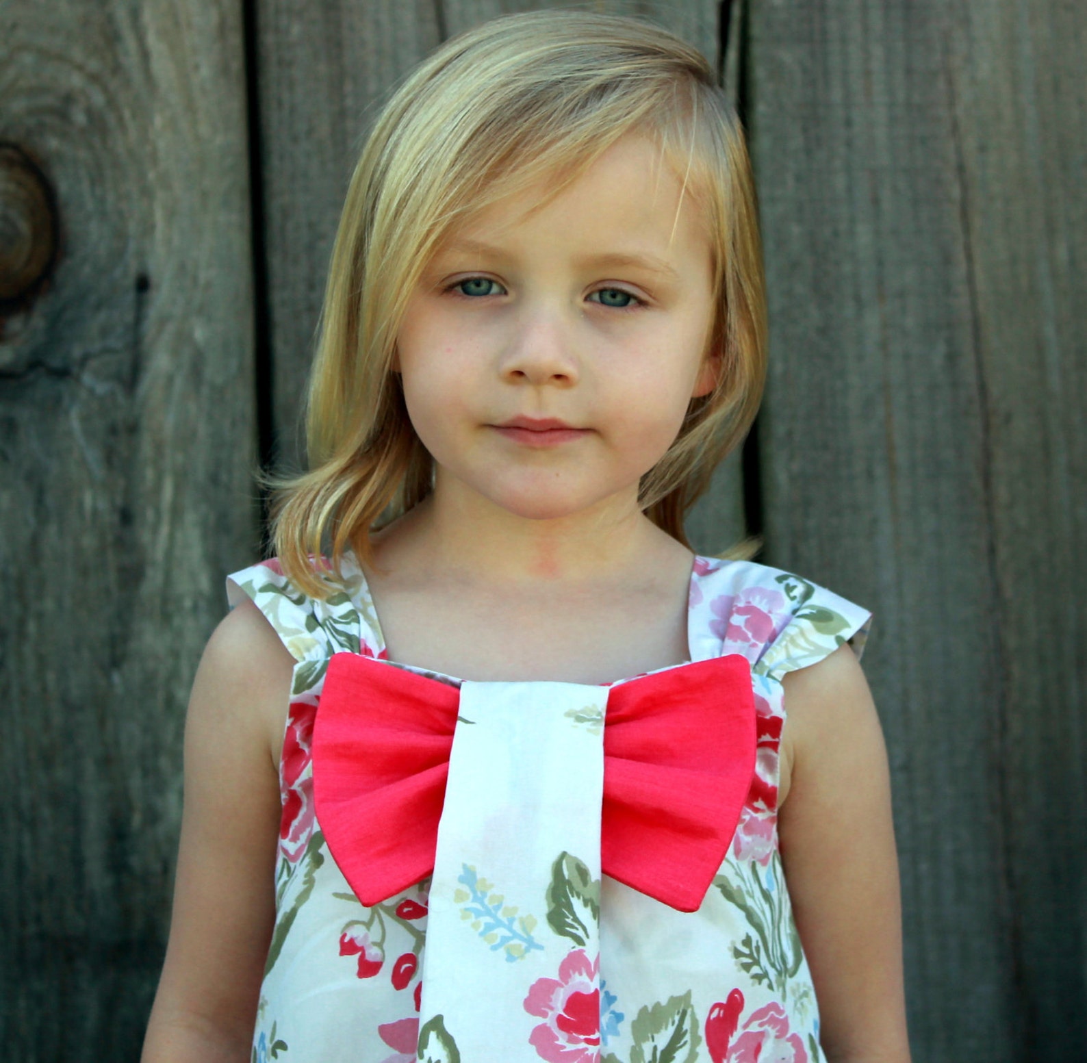 Girls summer dress PDF sewing pattern-the AUBREY DRESS main image 1