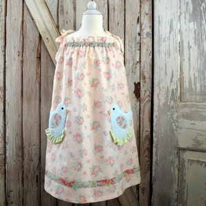Pretty Bird Pocket Easter Dress PDF Pattern. Sewing Pattern for Girls. Sizes 1 9/10 included image 3