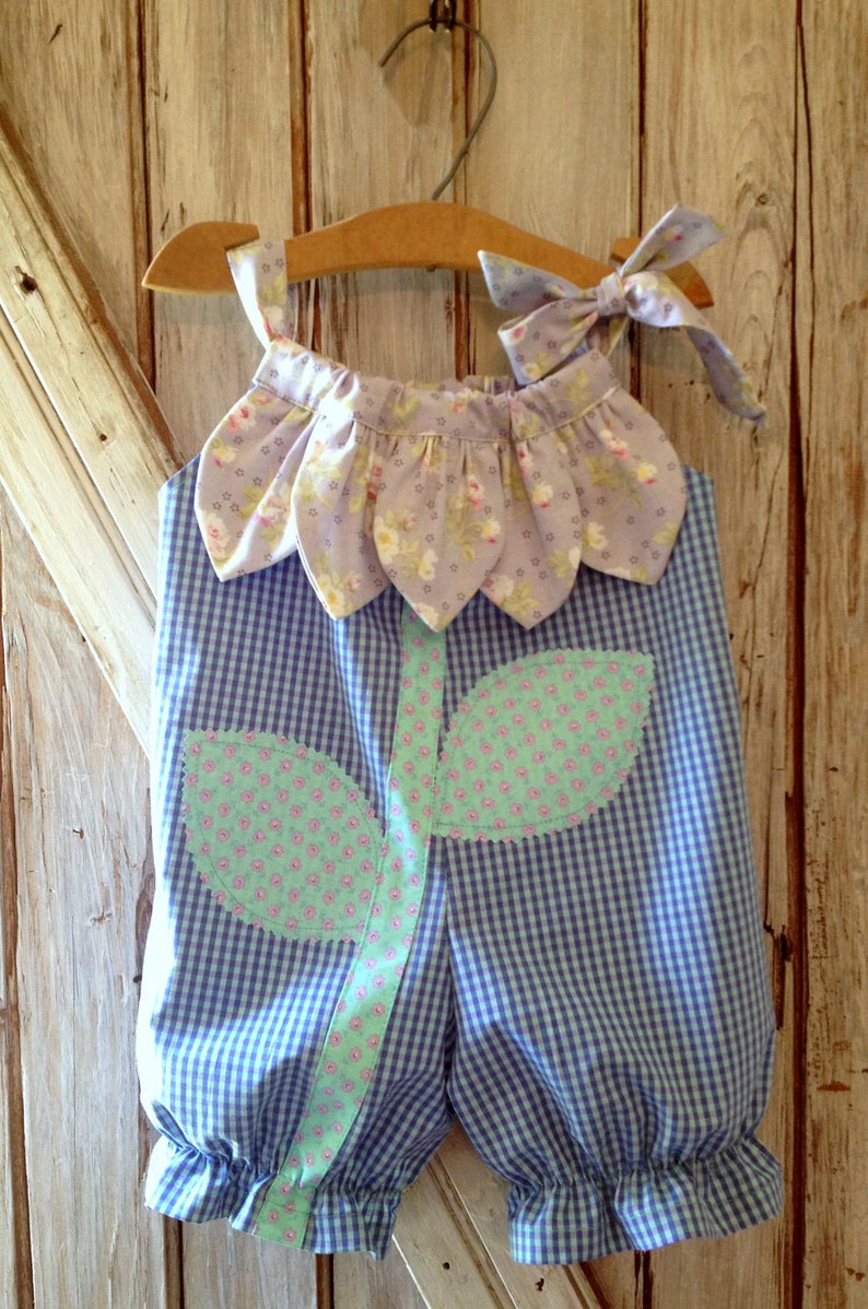 Sunny Flower Pillowcase Romper Pattern. Girl Baby Toddler Etsy