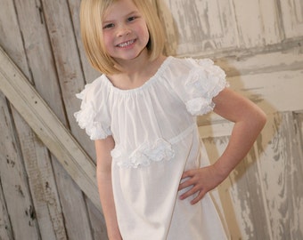 Peony - Flower Girl Dress. Party Dress PDF Pattern Tutorial, Easy Sew, sizes 12m-10 included