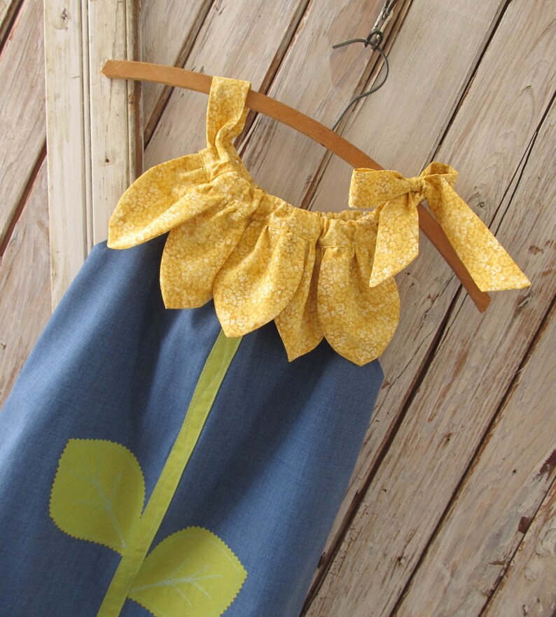 Sunny Flower Pillowcase Dress Girl Sewing Pattern PDF Etsy