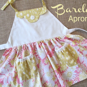 Barclay Kitschy Apron Girls Sewing Pattern. PDF Pattern. Toddler Pattern. All Sizes 2-8 Included image 1