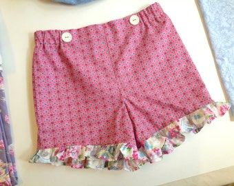 Simply Sweet Shorts - Girl's Short PDF Pattern. Girl PDF Sewing Pattern. Sizes 1-8